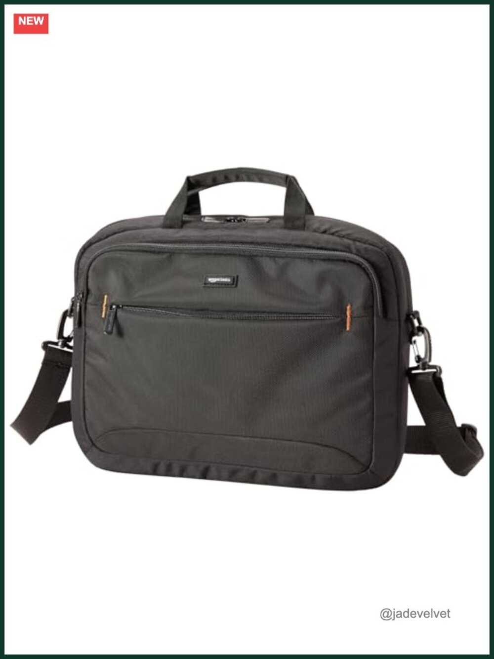 15.6" Laptop Messenger Bag with Shoulder Strap, Polyester